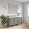 James Martin Vanities Brittany 60in Single Vanity, Urban Gray w/ 3 CM White Zeus Quartz Top 650-V60S-UGR-3WZ - alternate 4